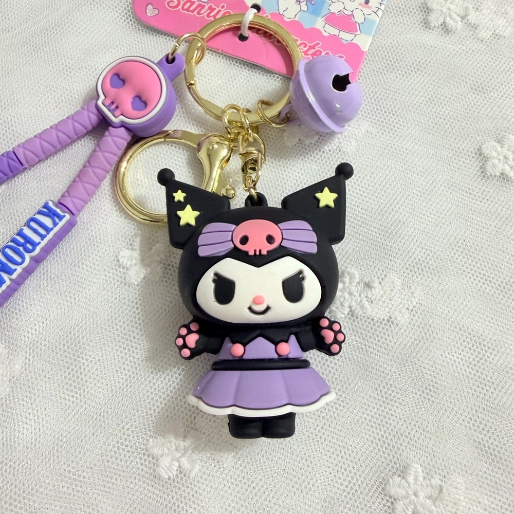 SANRIO KUROMI Halloween key chain 3D NWT